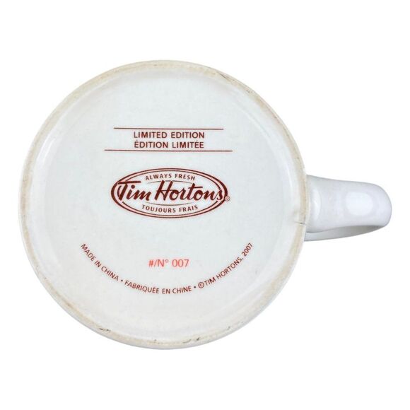 TIM HORTONS LIMITED EDITION COFFEE MUG CUP 2007 EDITION #1 - Picture 5 of 9